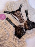 İTHAL LEOPAR DANTELLİ SÜTYEN TAKIMI