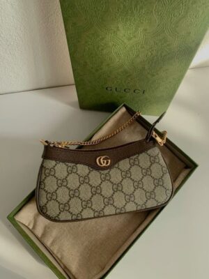 gucci ithal çanta kahverengi