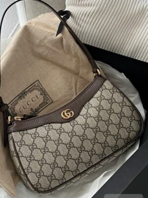 gucci ithal çanta acı kahve