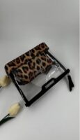 Vs leopar makyaj çantası